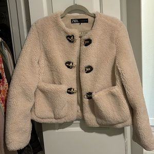 Zara Shearling Carabiner Jacket